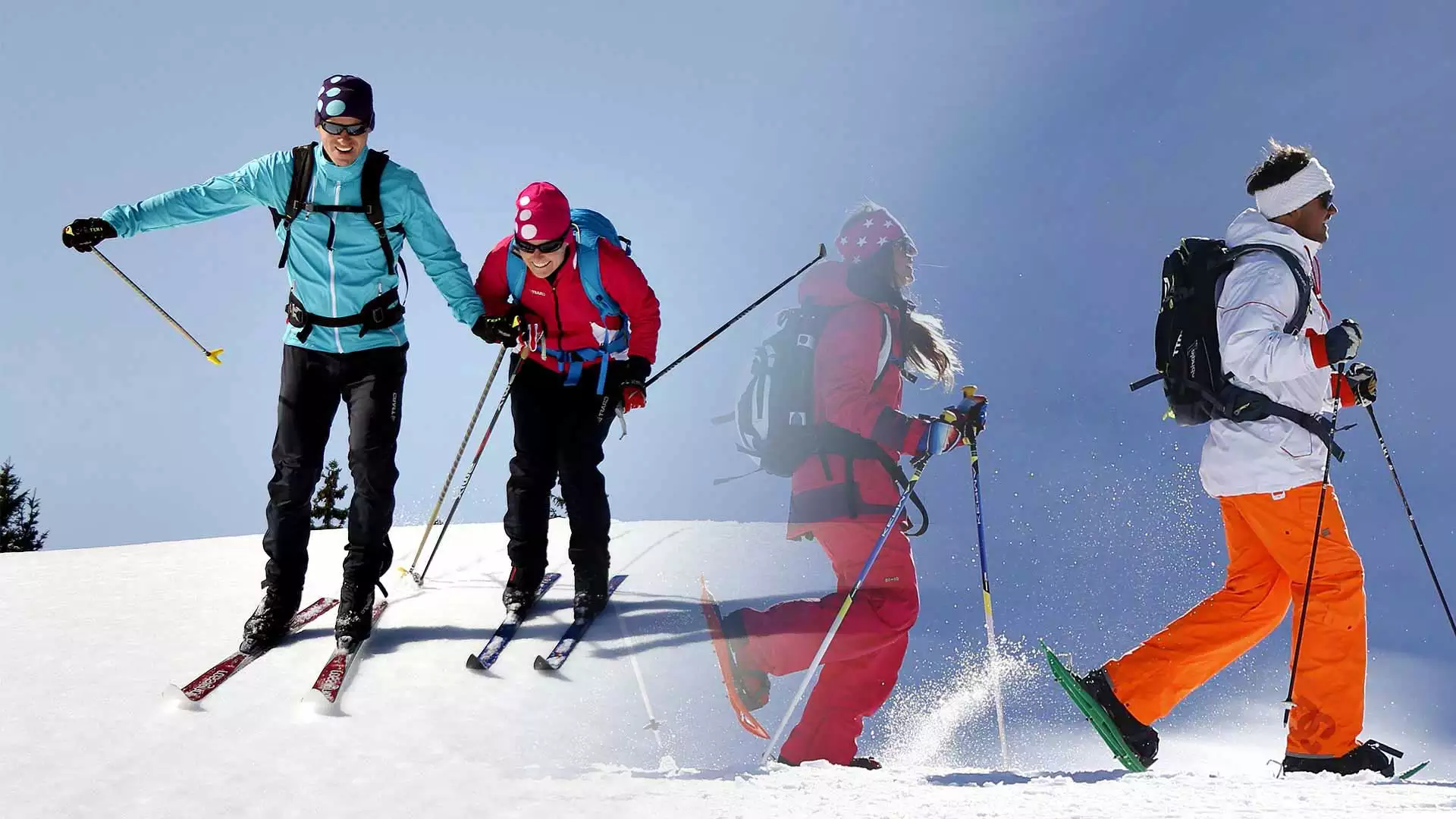 raquettes à neige ski nordique